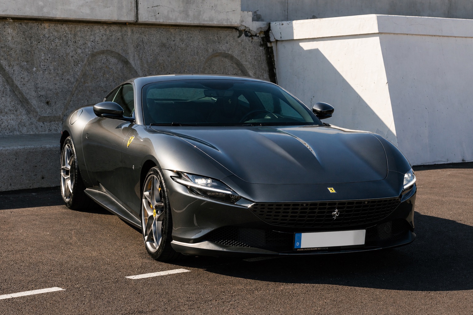 Ferrari Roma before the route